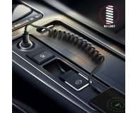 AXAGON BUCM-AM10TB Kabel Twister USB-C - USB-A, 0,6m, USB 2.0, 2.4A, ALU, PVC Czarny - 1485425 - zdjęcie 4